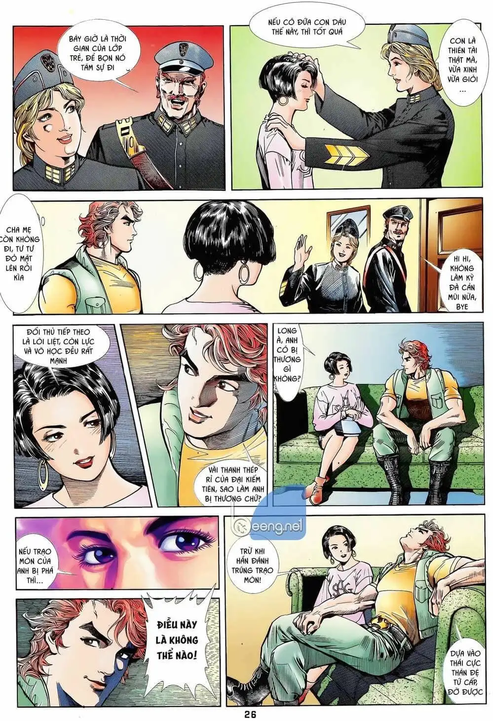 Truyện Tranh Long Hổ 5 Thế trang 8