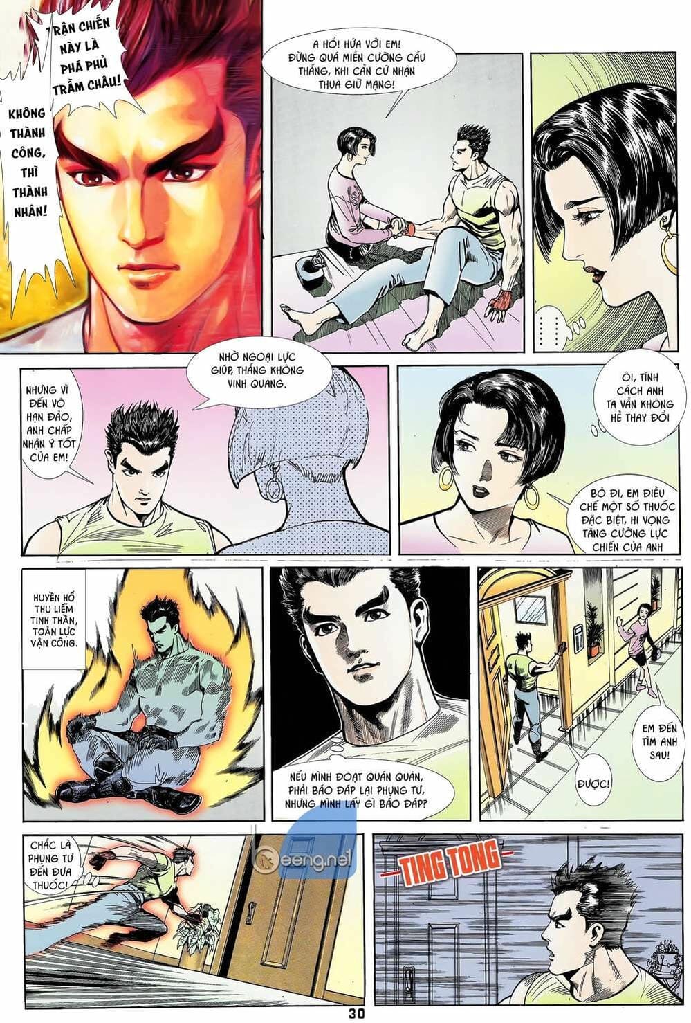 Truyện Tranh Long Hổ 5 Thế trang 8