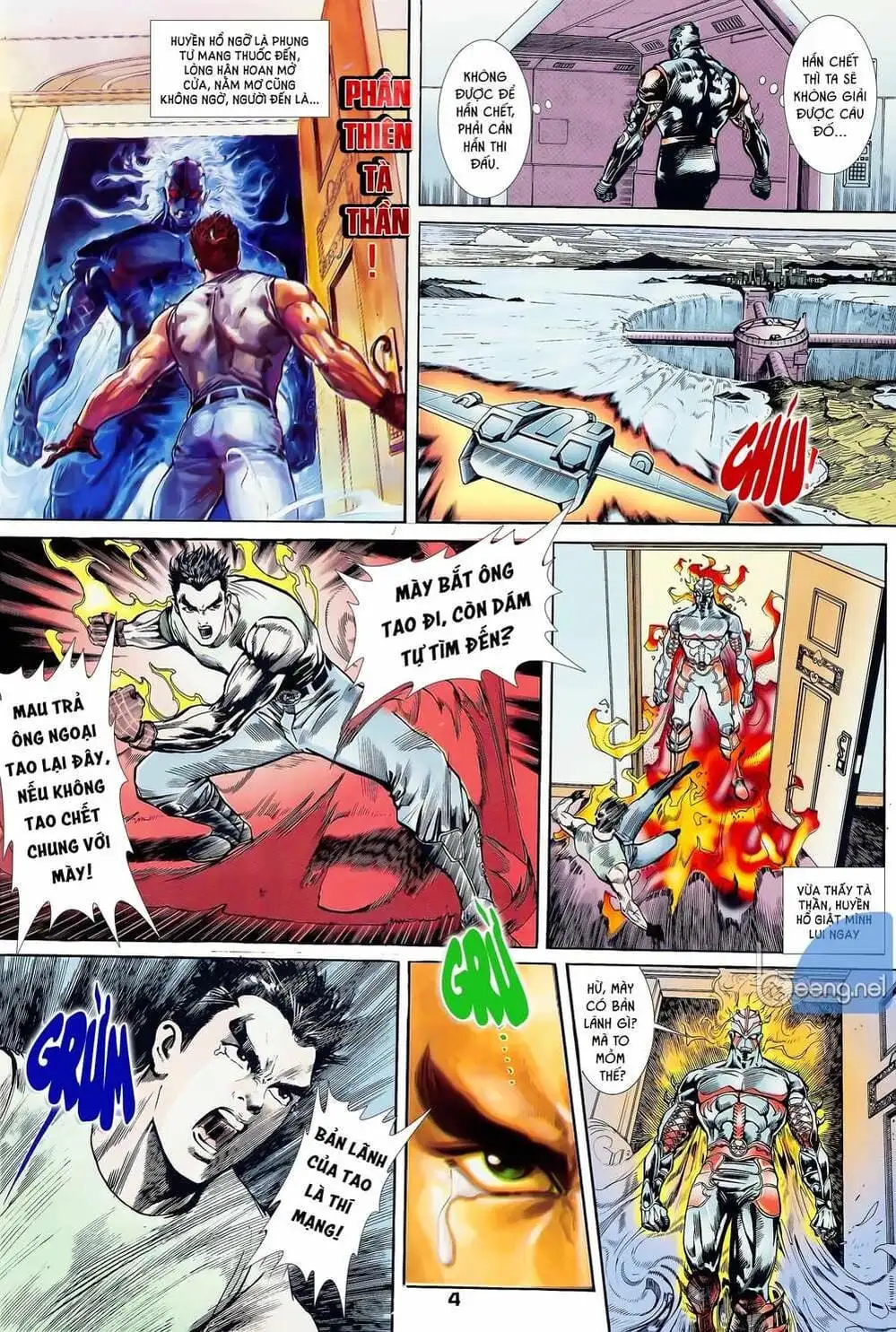 Truyện Tranh Long Hổ 5 Thế trang 8