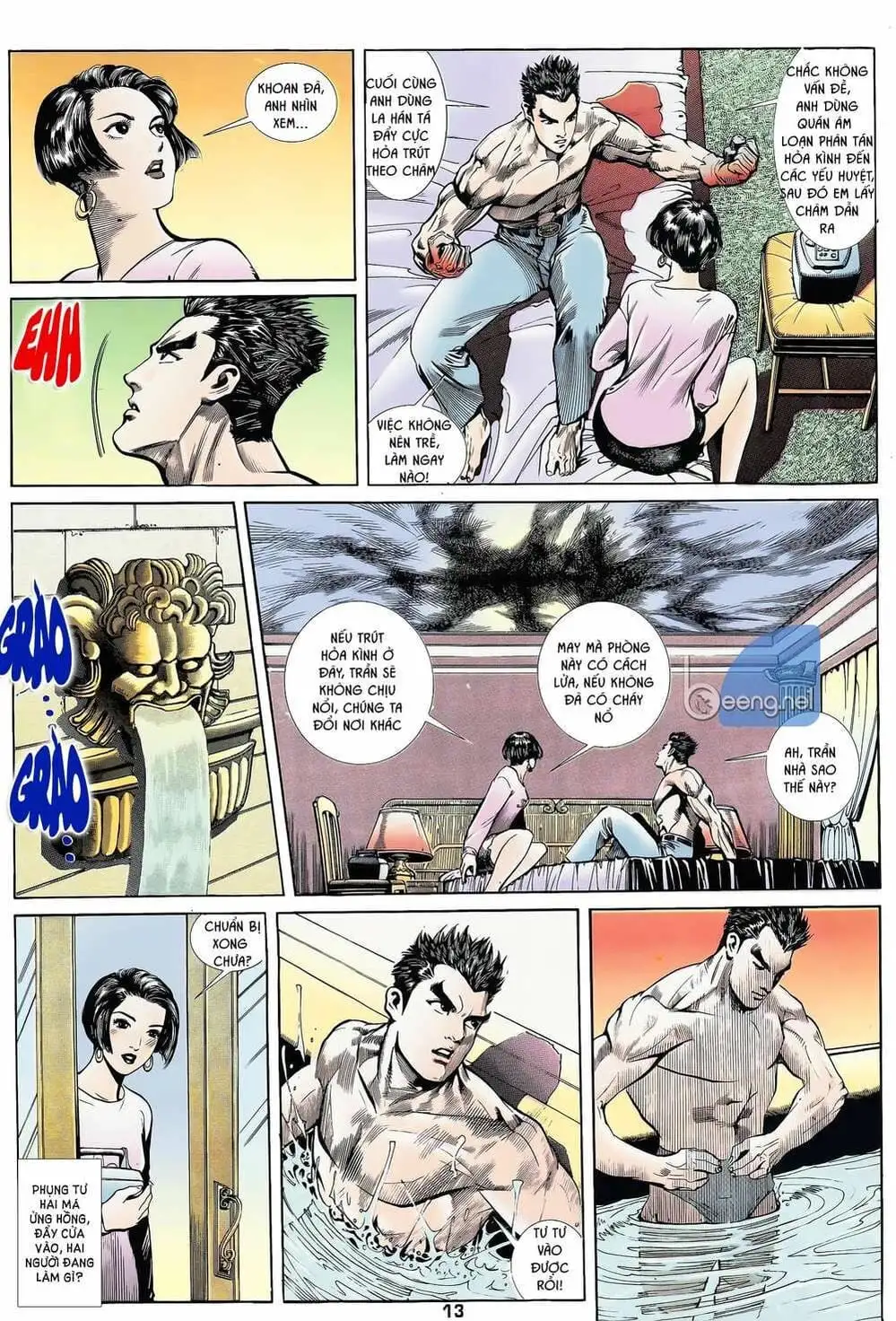 Truyện Tranh Long Hổ 5 Thế trang 8