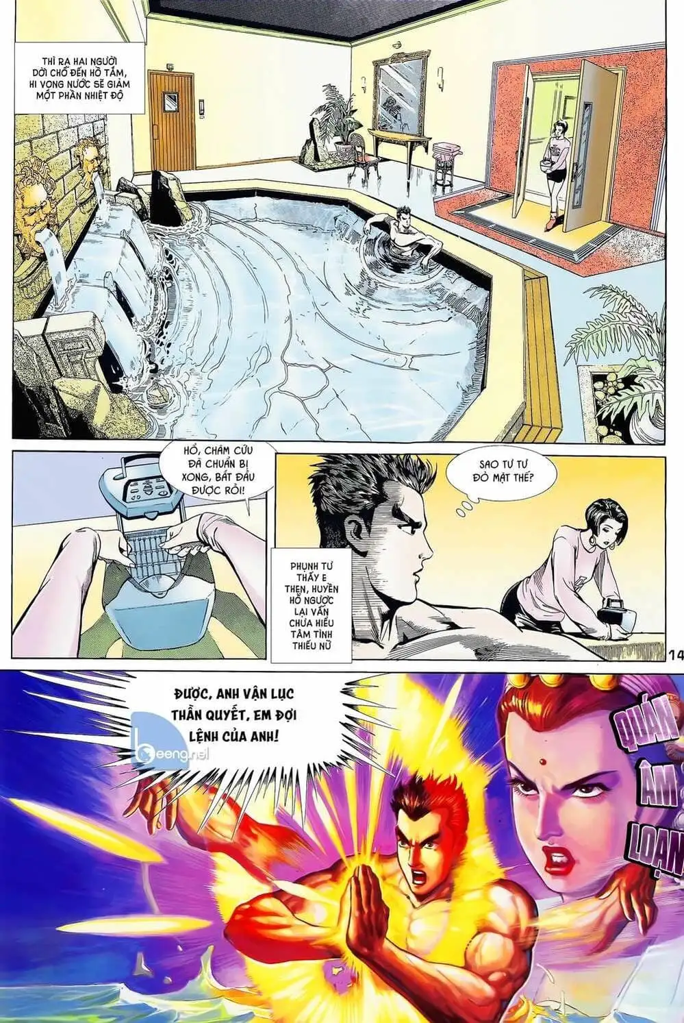 Truyện Tranh Long Hổ 5 Thế trang 8