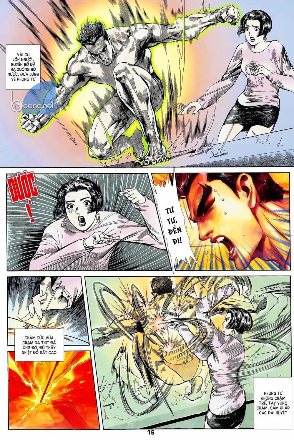 Truyện Tranh Long Hổ 5 Thế trang 8