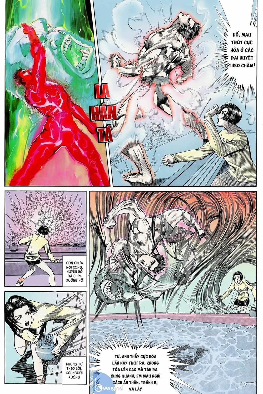 Truyện Tranh Long Hổ 5 Thế trang 8