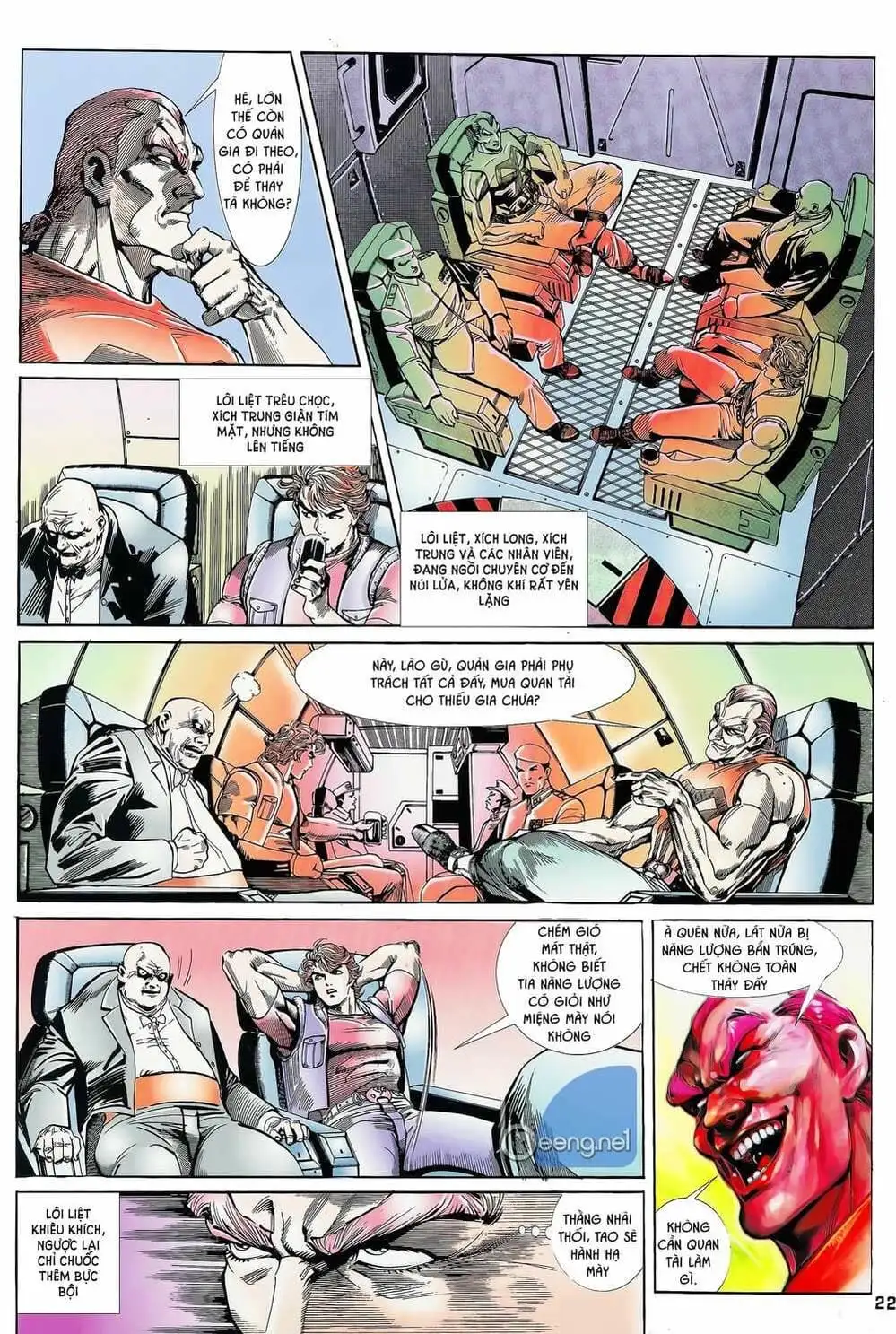 Truyện Tranh Long Hổ 5 Thế trang 8