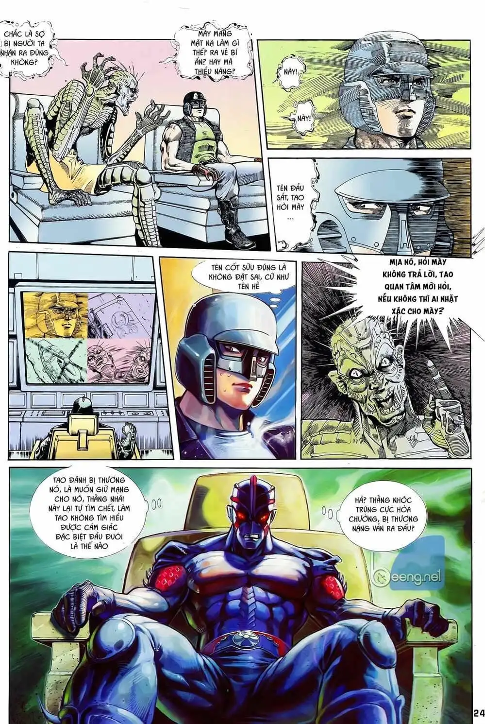 Truyện Tranh Long Hổ 5 Thế trang 8