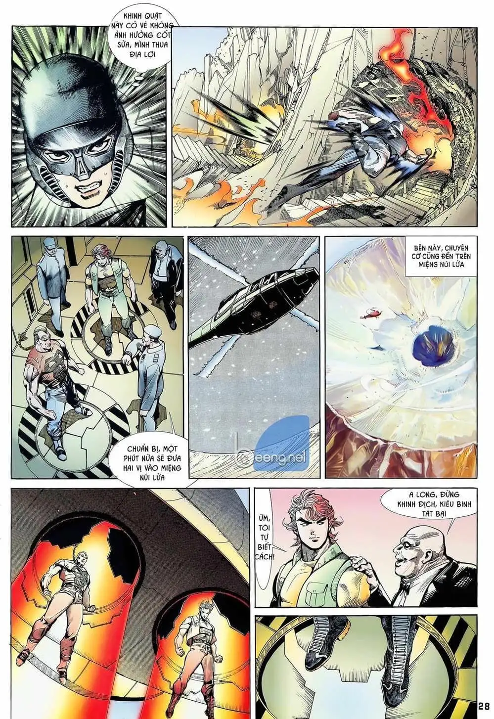 Truyện Tranh Long Hổ 5 Thế trang 8