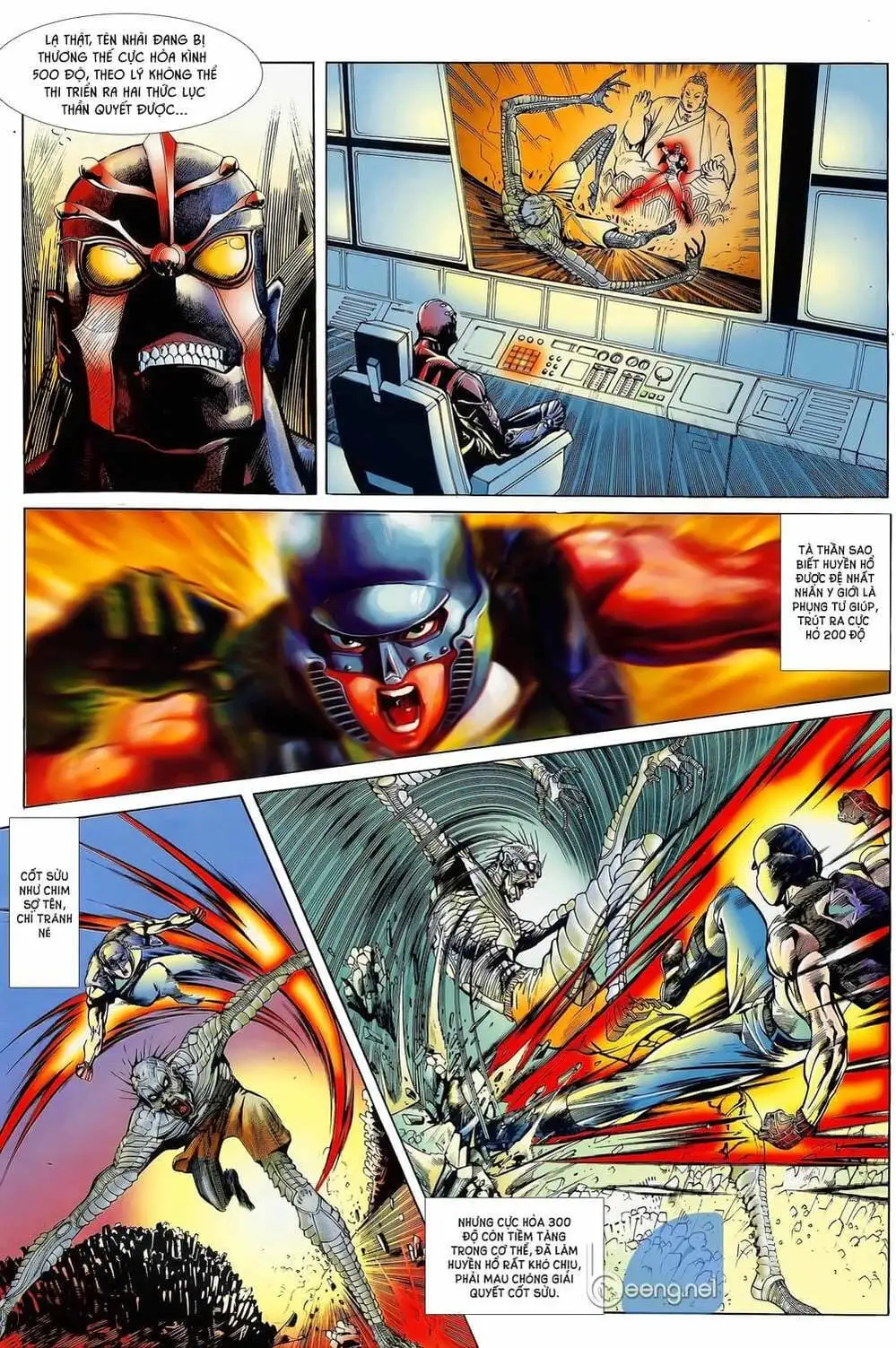 Truyện Tranh Long Hổ 5 Thế trang 8