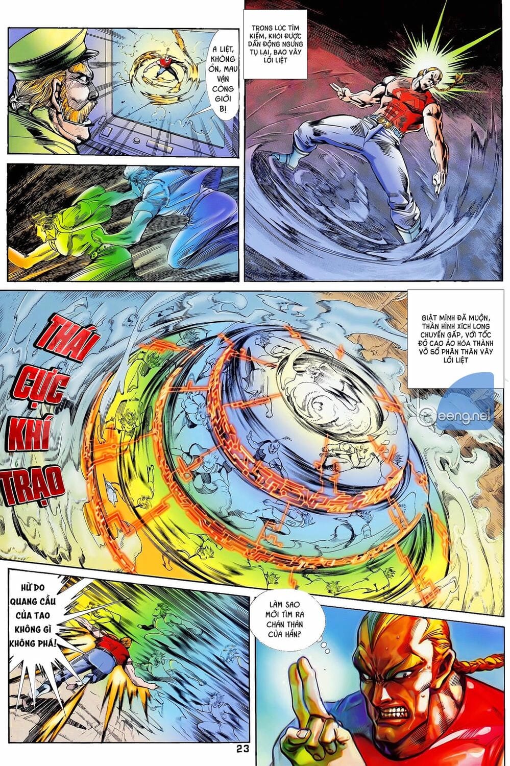 Truyện Tranh Long Hổ 5 Thế trang 8