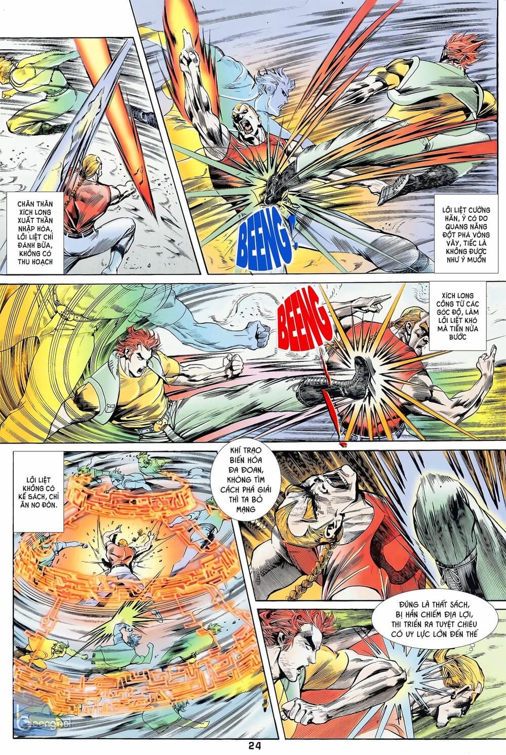 Truyện Tranh Long Hổ 5 Thế trang 8
