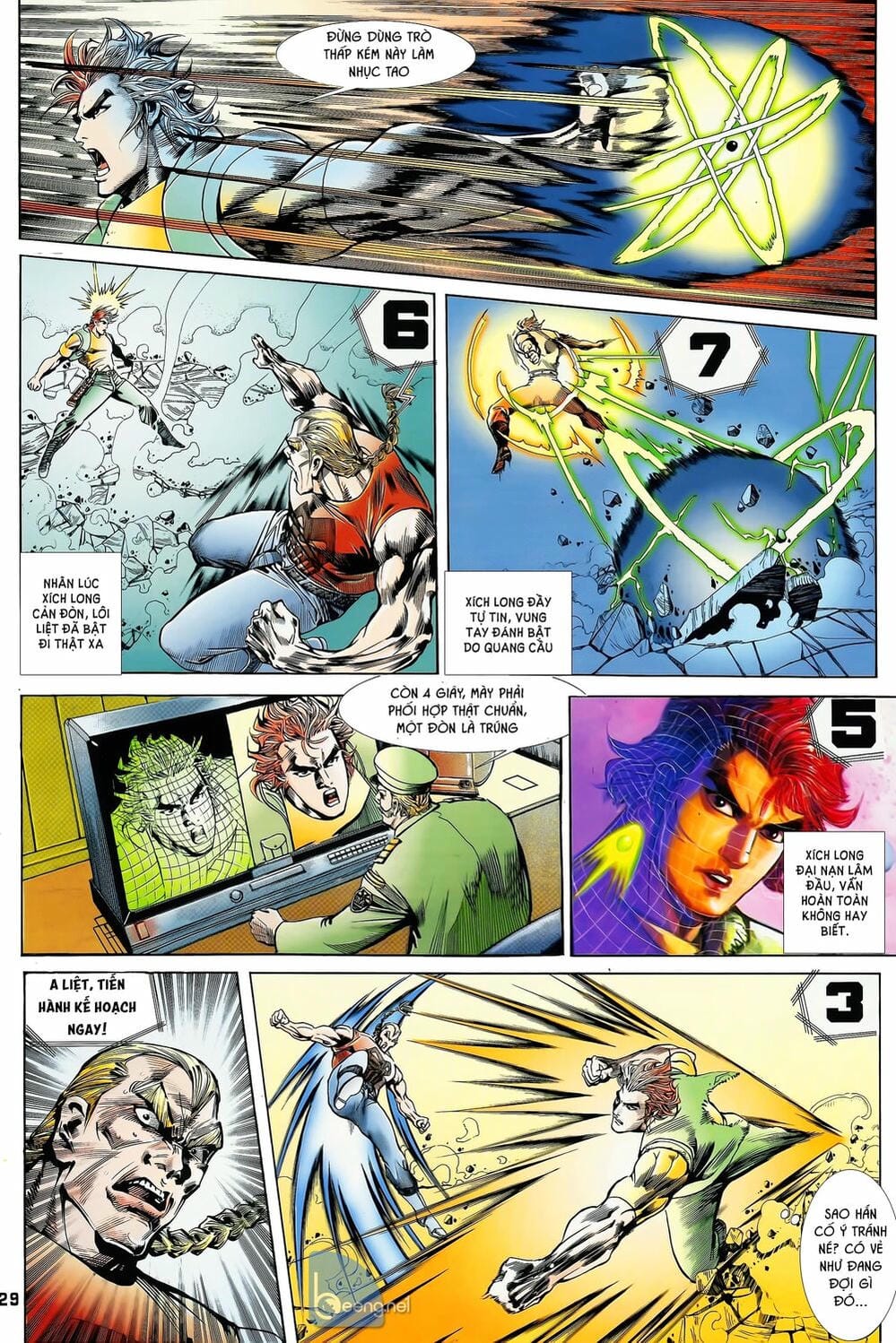 Truyện Tranh Long Hổ 5 Thế trang 8
