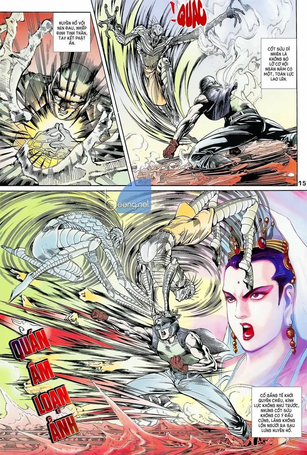 Truyện Tranh Long Hổ 5 Thế trang 8