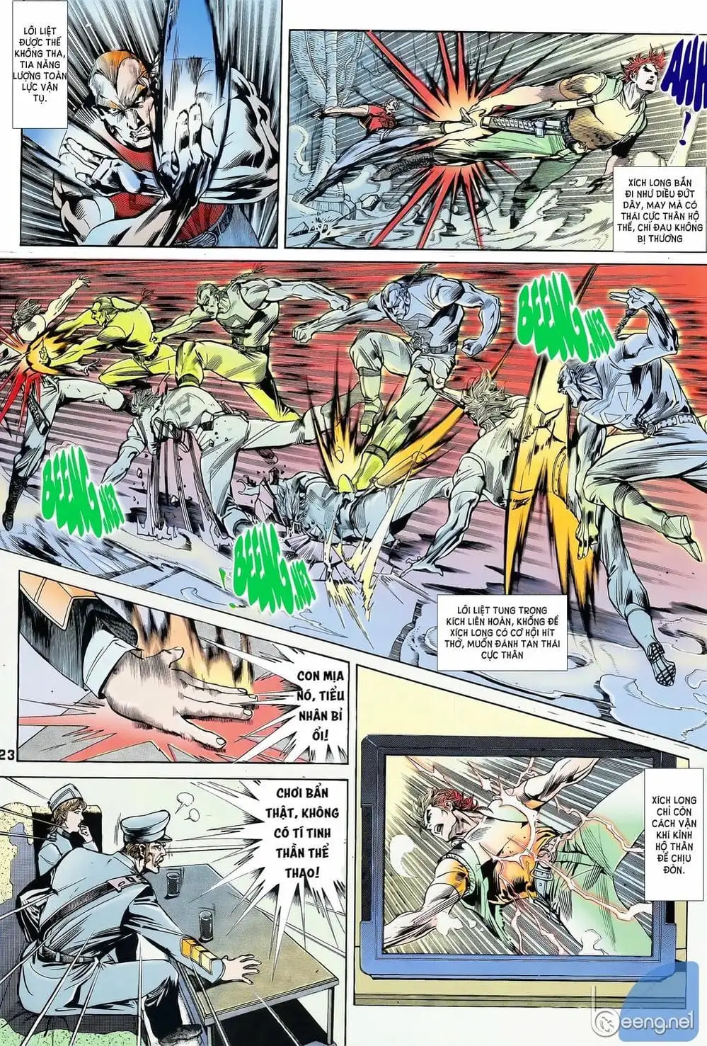 Truyện Tranh Long Hổ 5 Thế trang 8