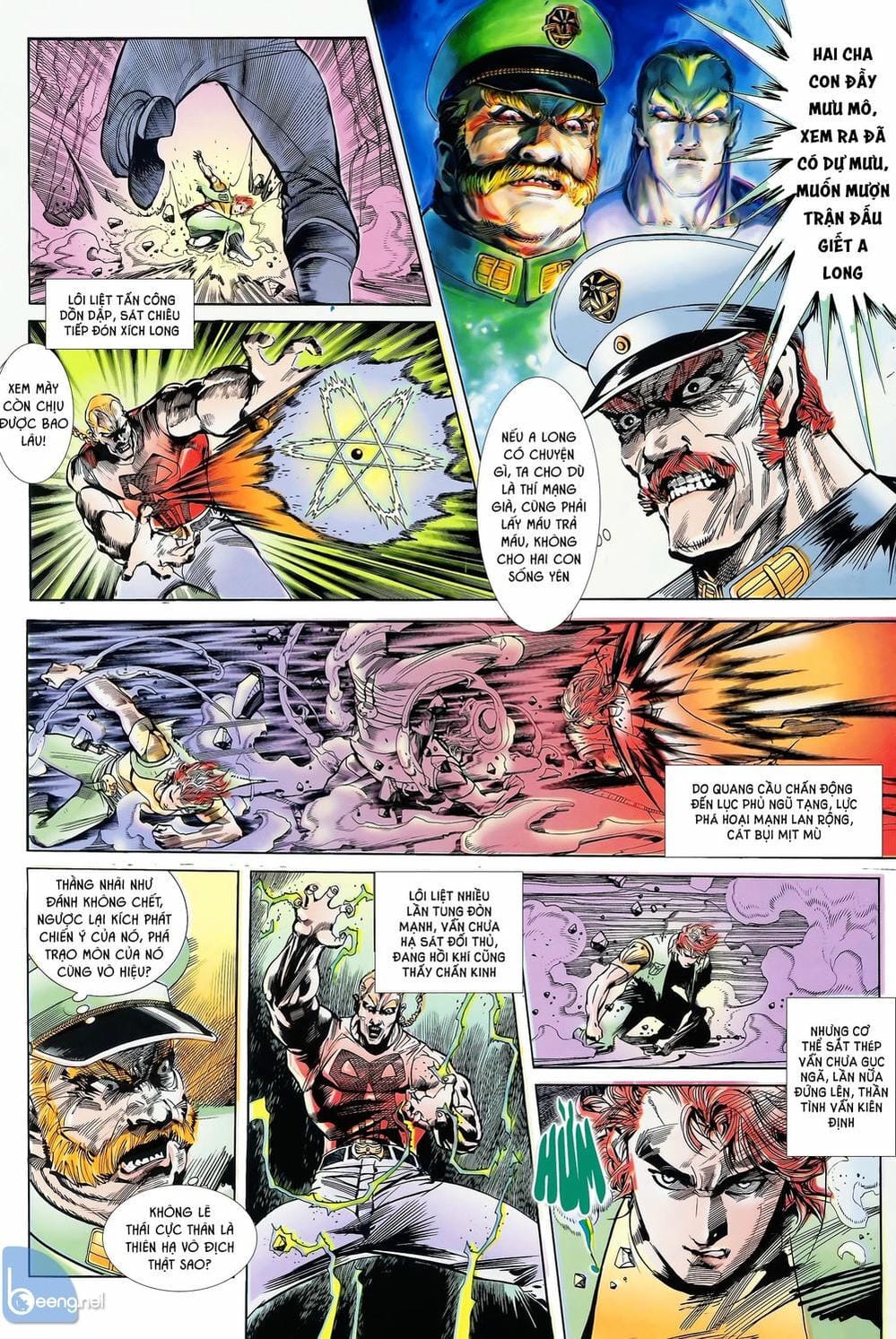Truyện Tranh Long Hổ 5 Thế trang 8