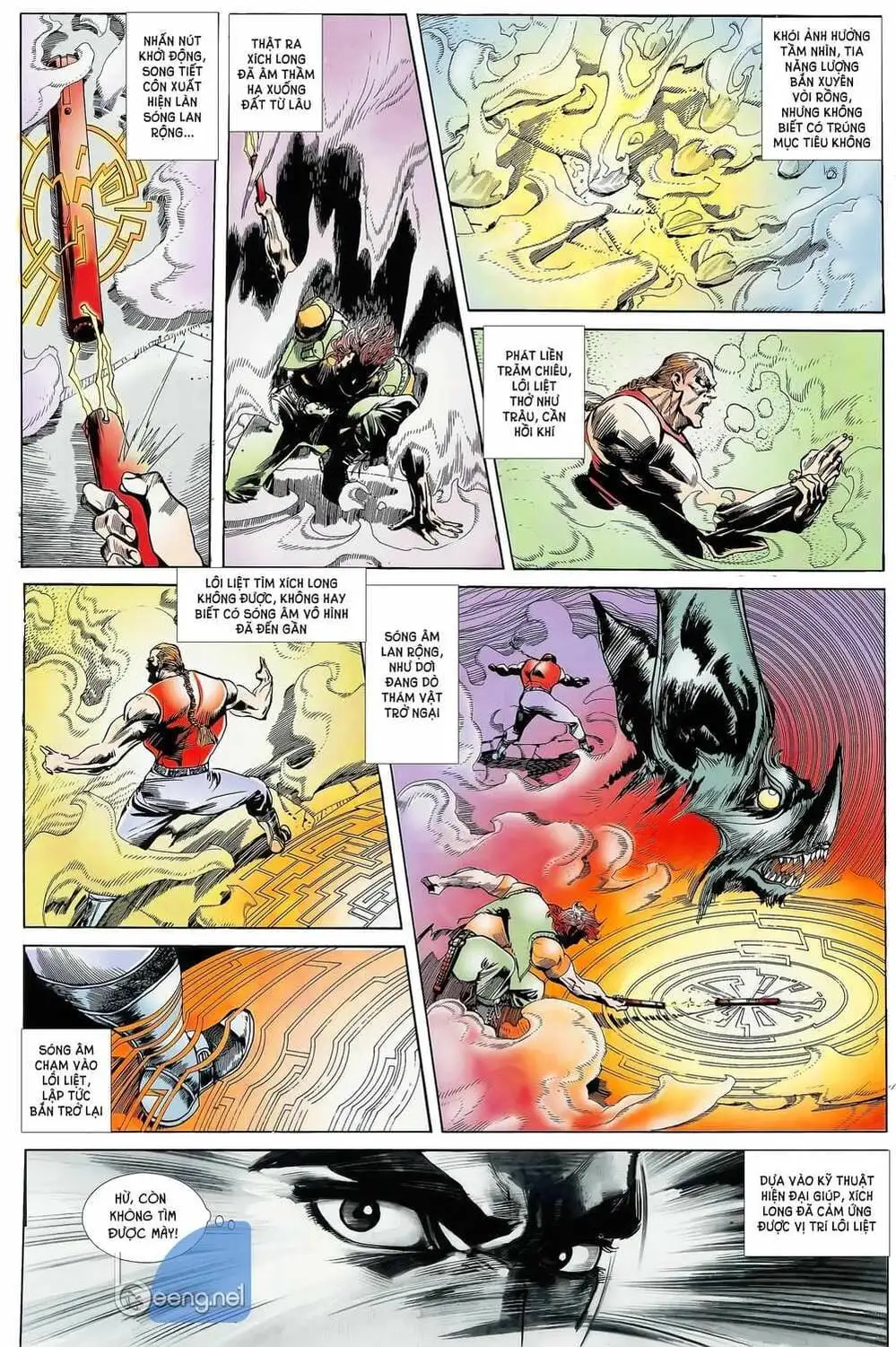 Truyện Tranh Long Hổ 5 Thế trang 8