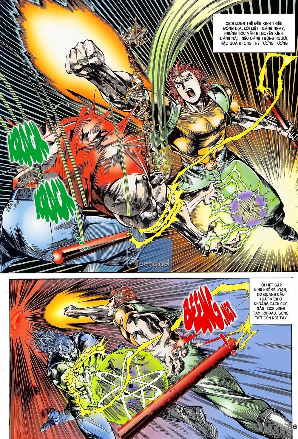 Truyện Tranh Long Hổ 5 Thế trang 8