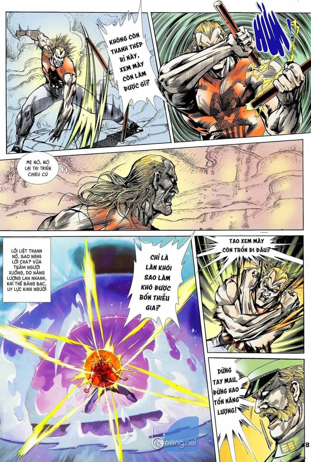 Truyện Tranh Long Hổ 5 Thế trang 8