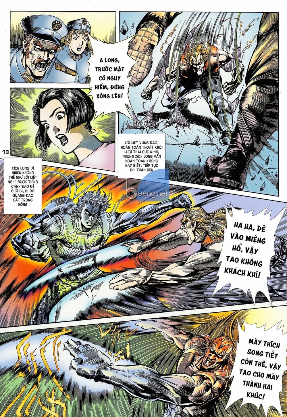 Truyện Tranh Long Hổ 5 Thế trang 8