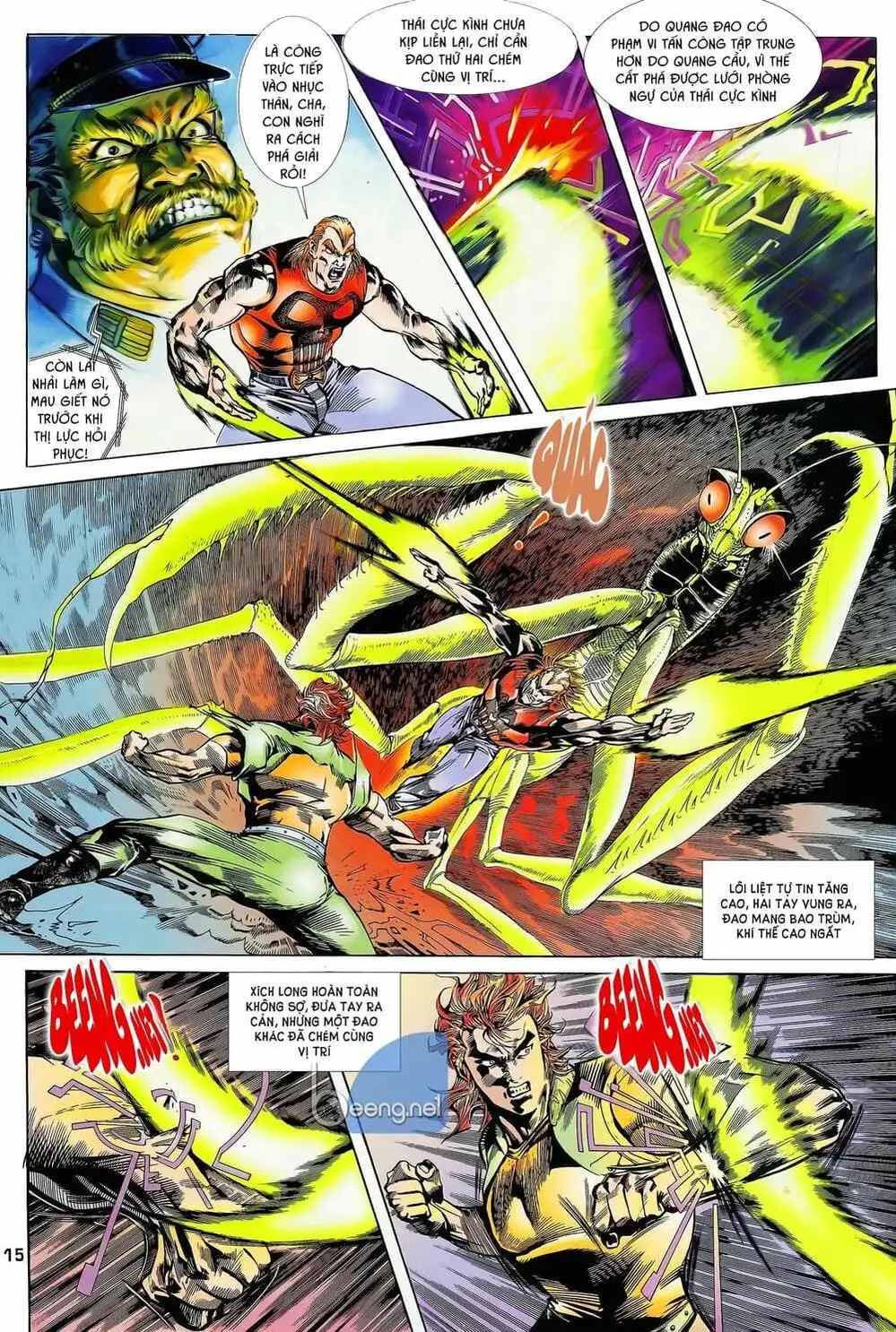 Truyện Tranh Long Hổ 5 Thế trang 8