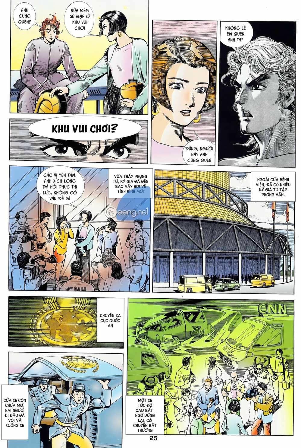 Truyện Tranh Long Hổ 5 Thế trang 8