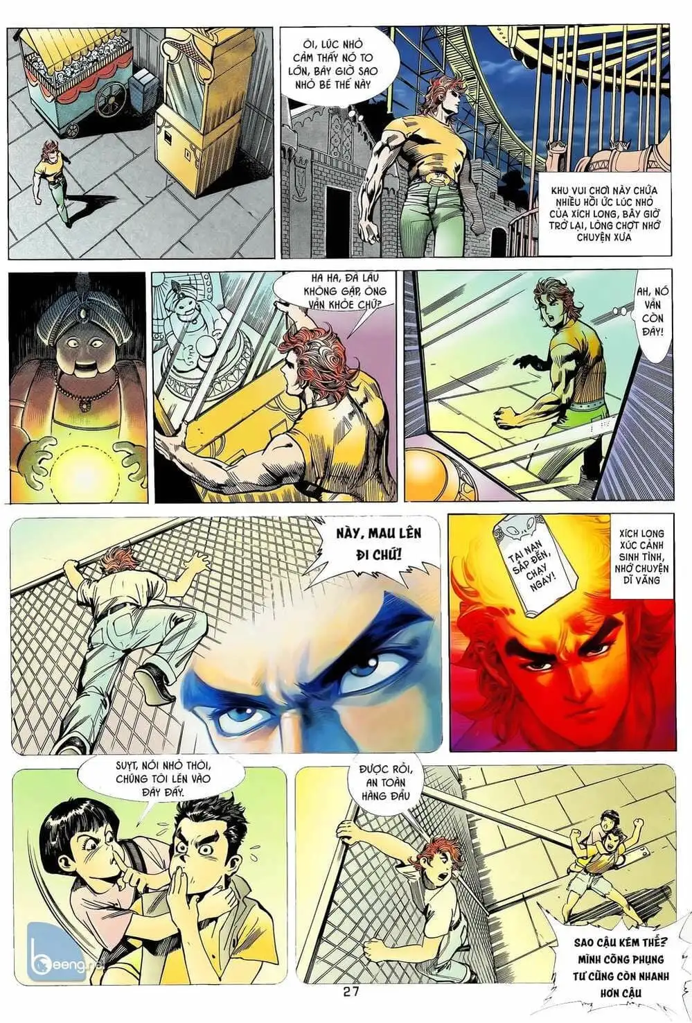 Truyện Tranh Long Hổ 5 Thế trang 8