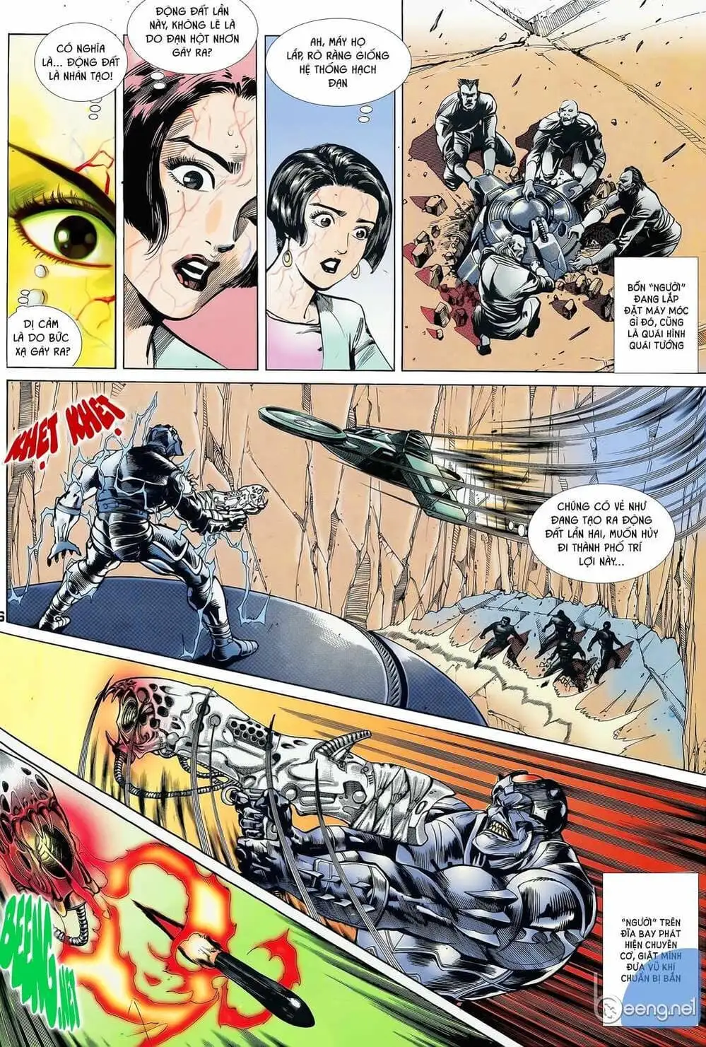 Truyện Tranh Long Hổ 5 Thế trang 8