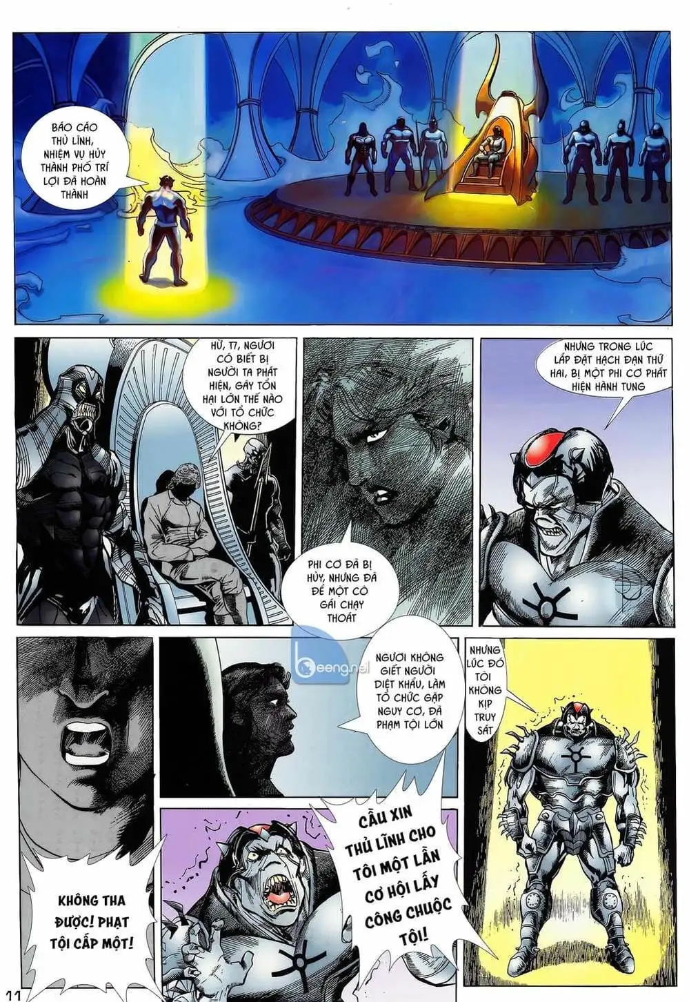 Truyện Tranh Long Hổ 5 Thế trang 8