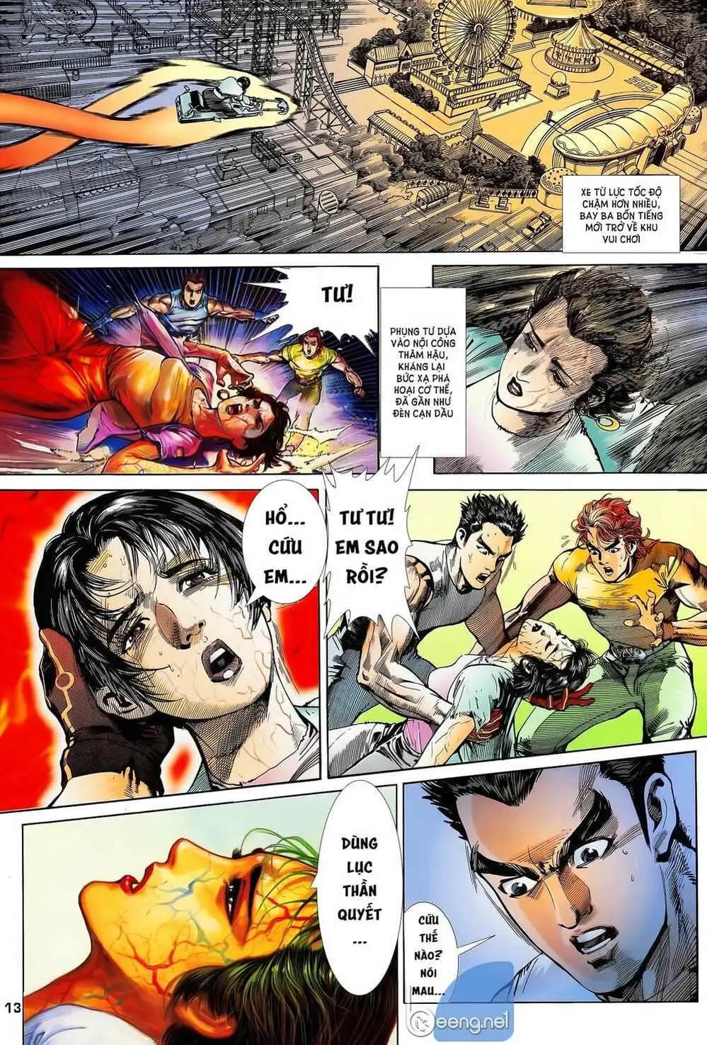 Truyện Tranh Long Hổ 5 Thế trang 8