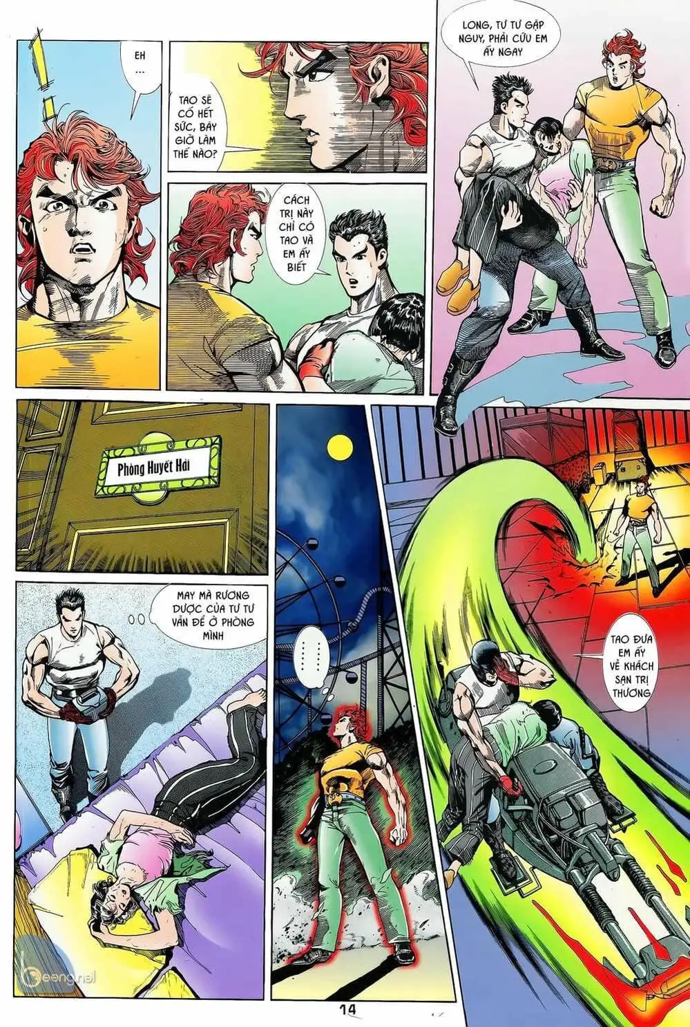 Truyện Tranh Long Hổ 5 Thế trang 8