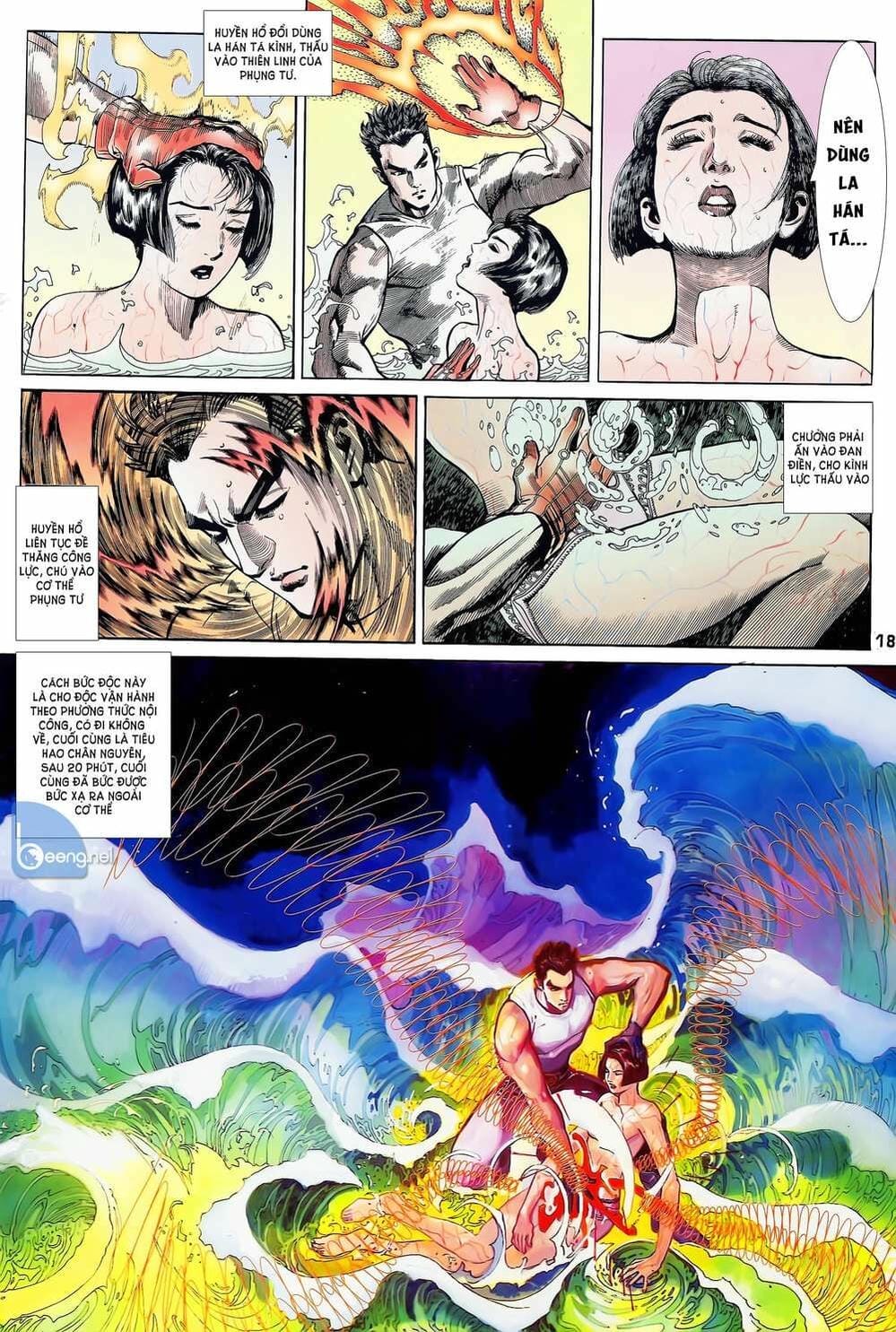 Truyện Tranh Long Hổ 5 Thế trang 8