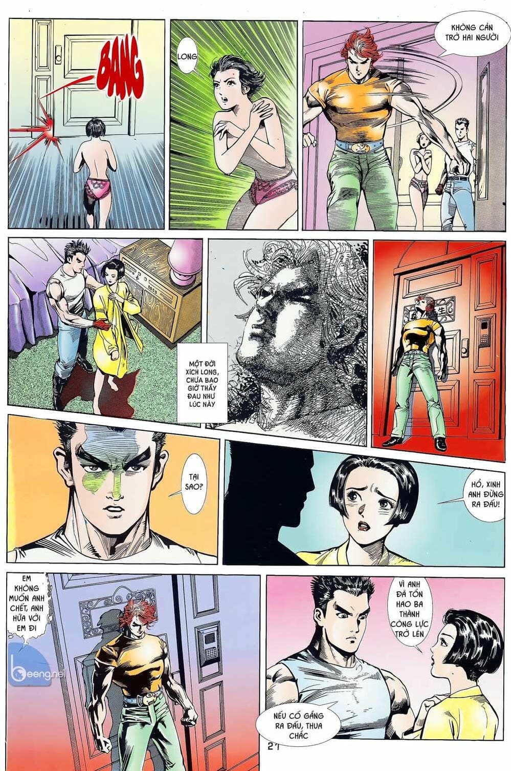Truyện Tranh Long Hổ 5 Thế trang 8