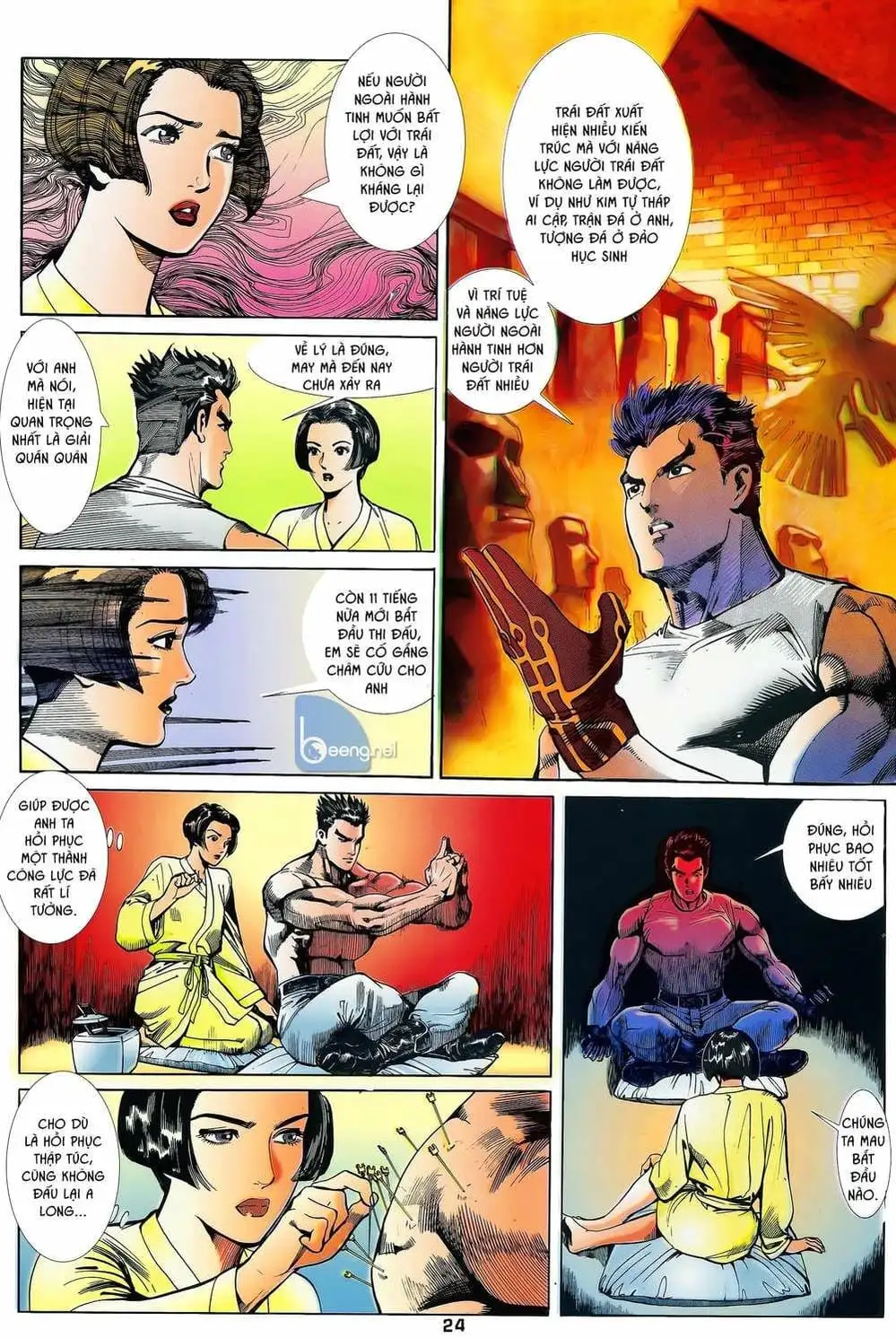 Truyện Tranh Long Hổ 5 Thế trang 8