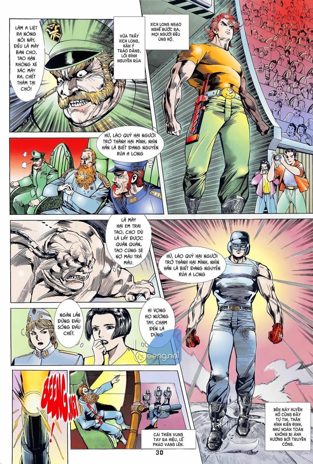 Truyện Tranh Long Hổ 5 Thế trang 8