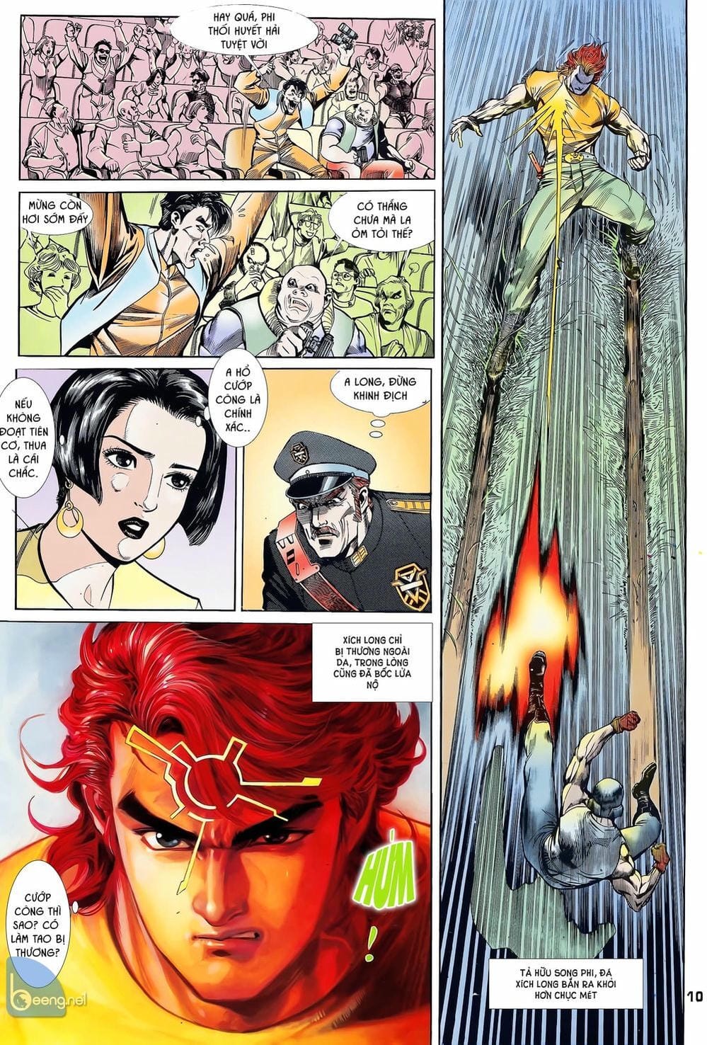 Truyện Tranh Long Hổ 5 Thế trang 8