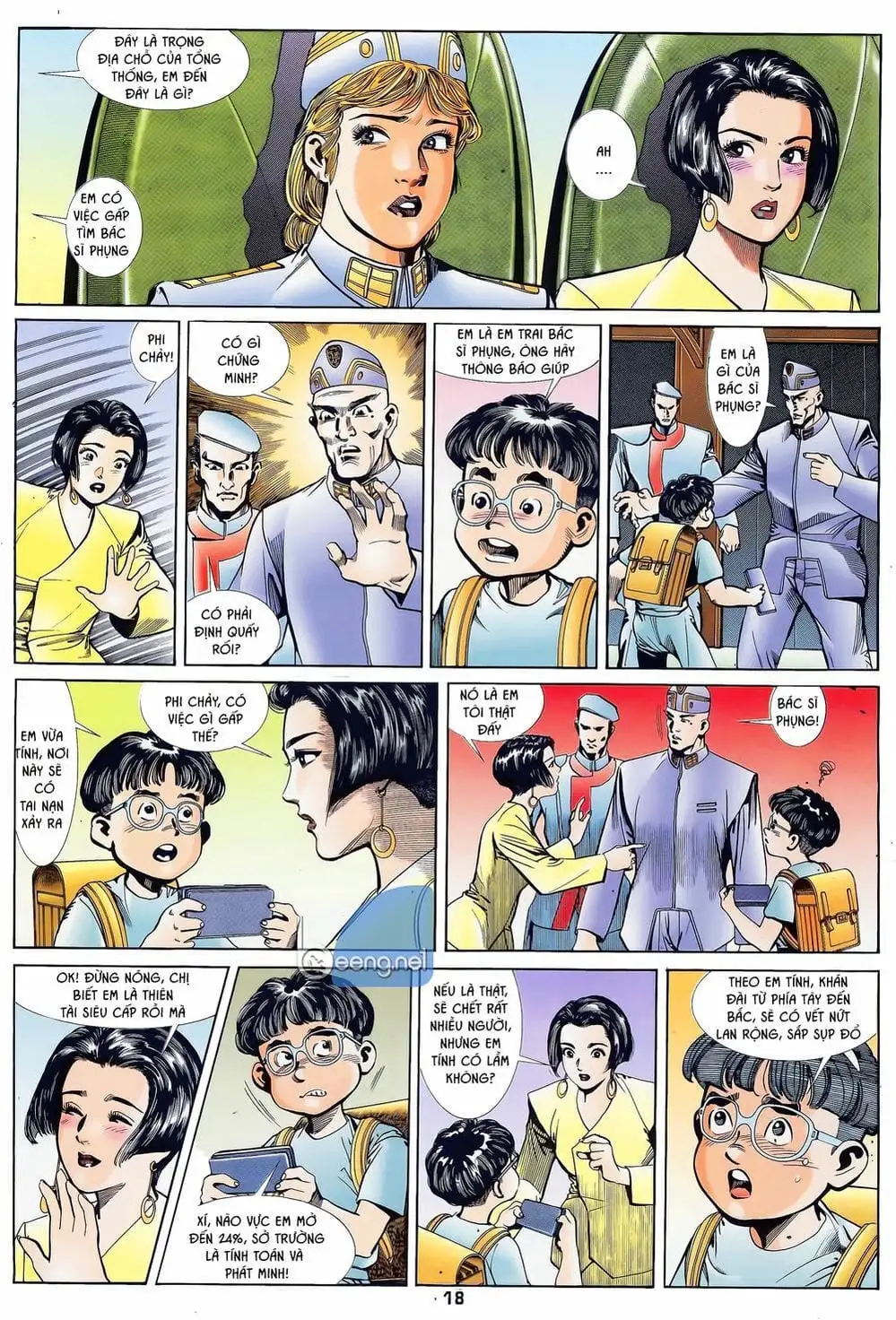 Truyện Tranh Long Hổ 5 Thế trang 8