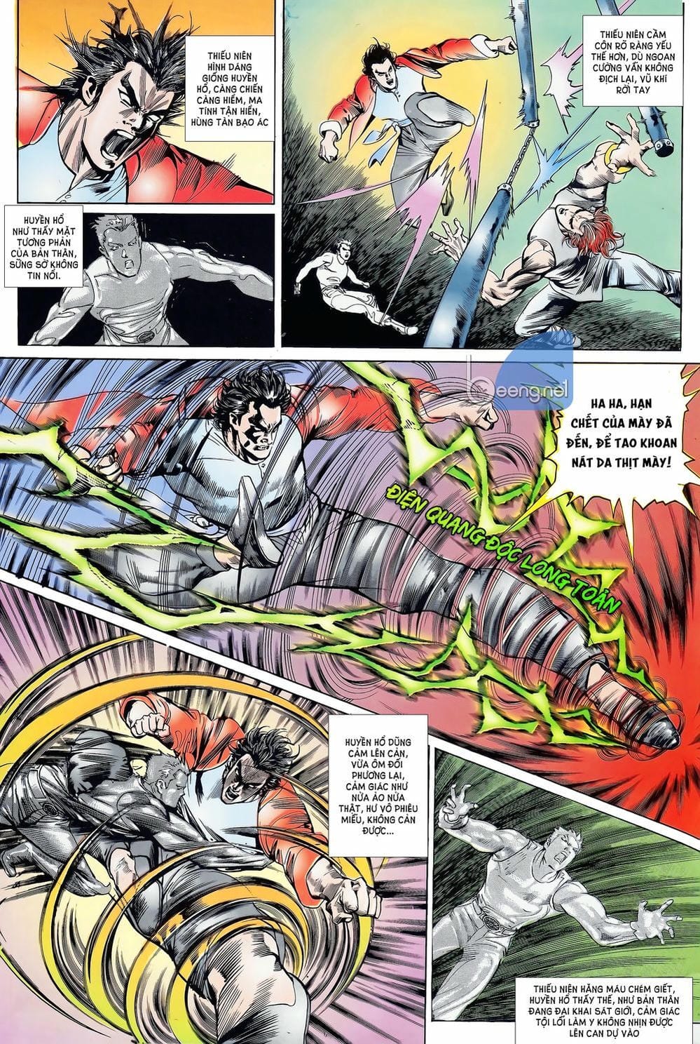 Truyện Tranh Long Hổ 5 Thế trang 8