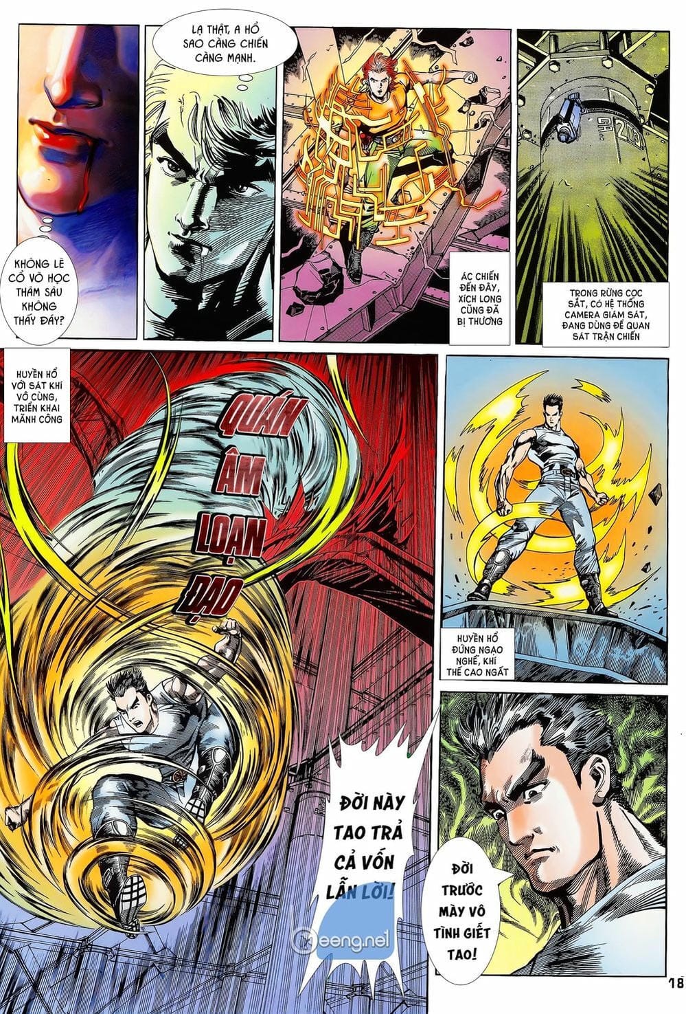 Truyện Tranh Long Hổ 5 Thế trang 8