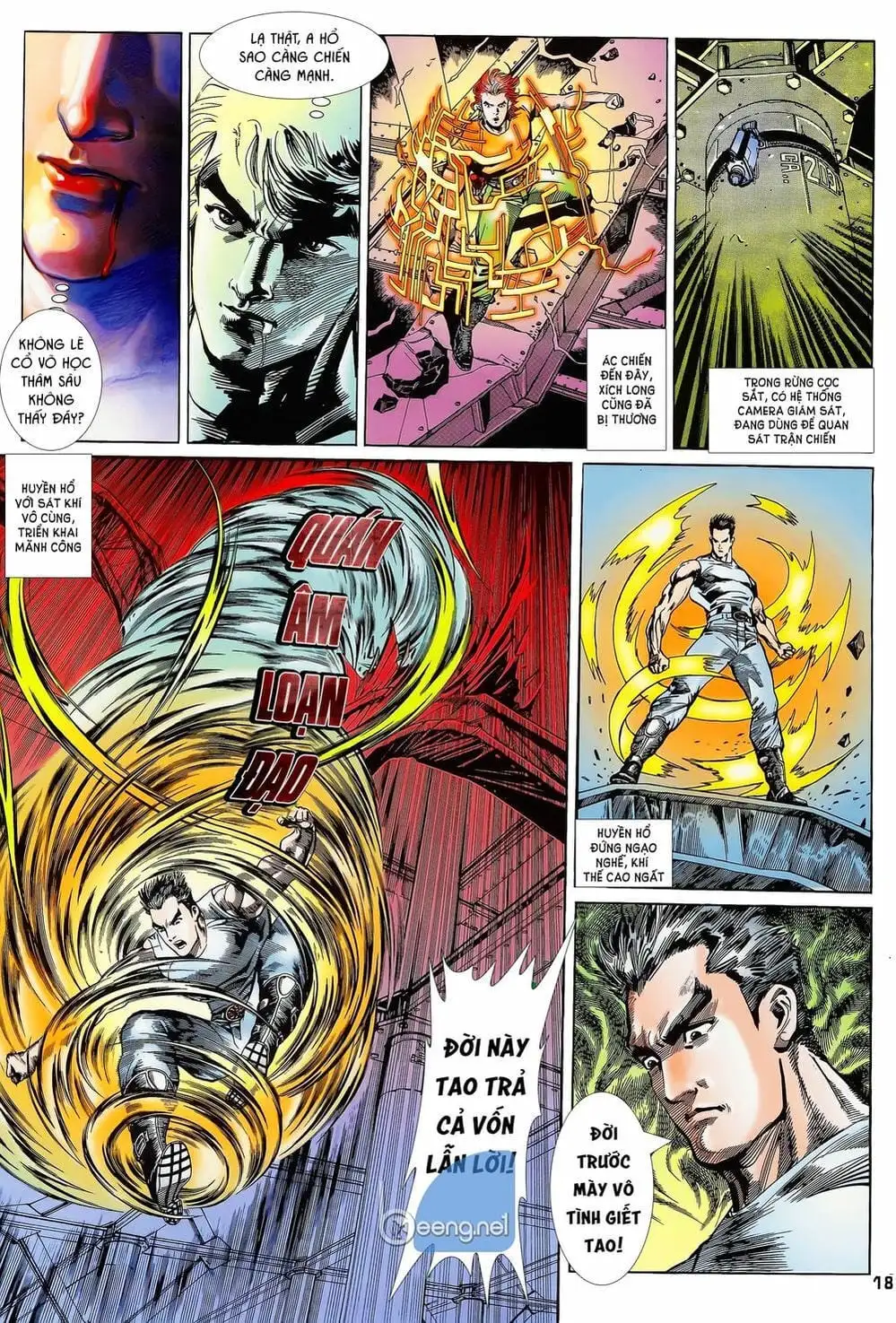 Truyện Tranh Long Hổ 5 Thế trang 8