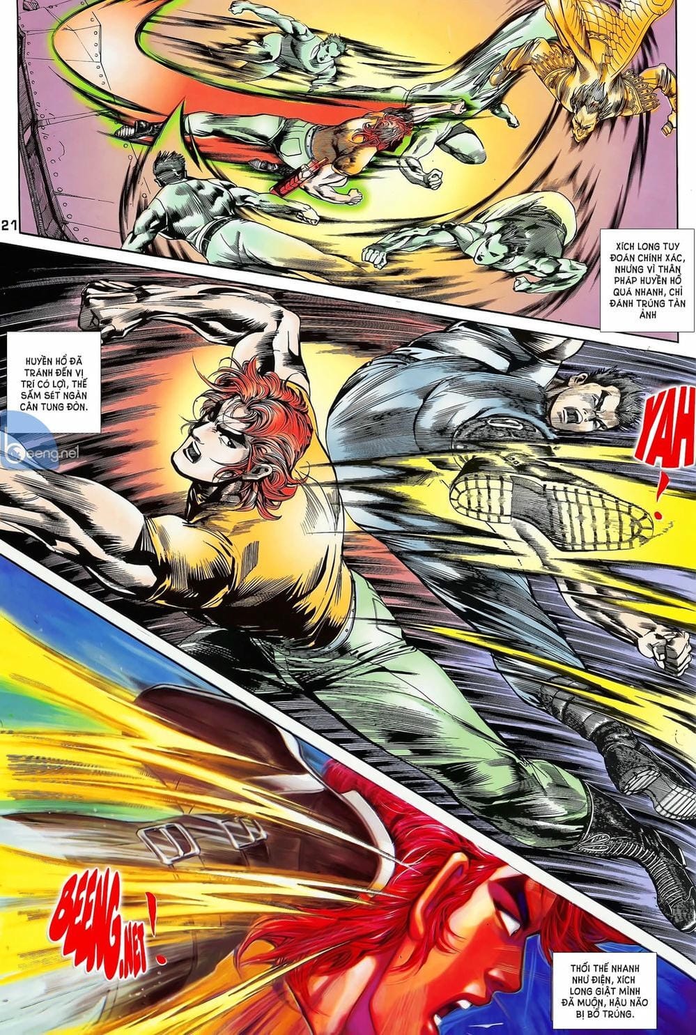 Truyện Tranh Long Hổ 5 Thế trang 8