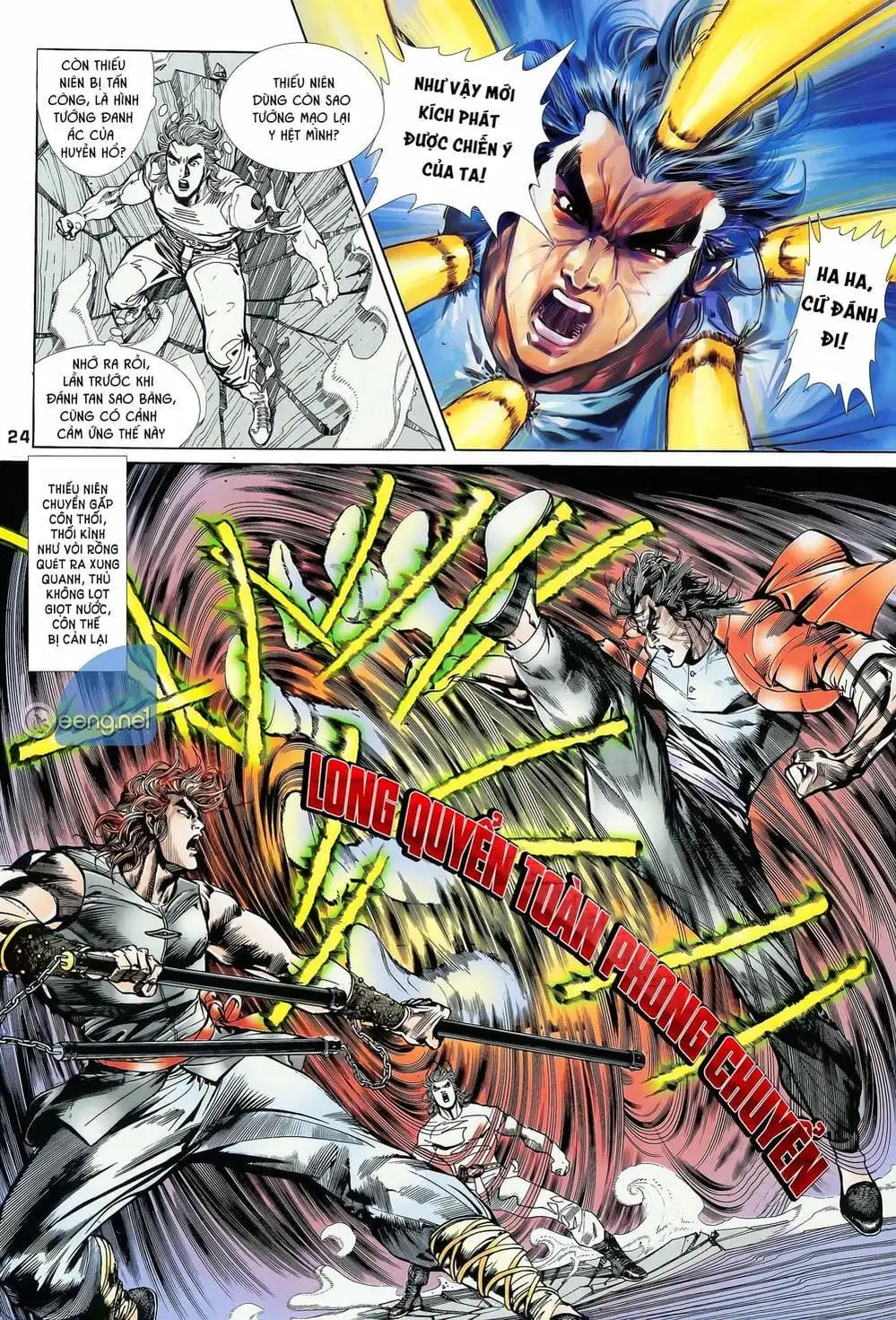 Truyện Tranh Long Hổ 5 Thế trang 8