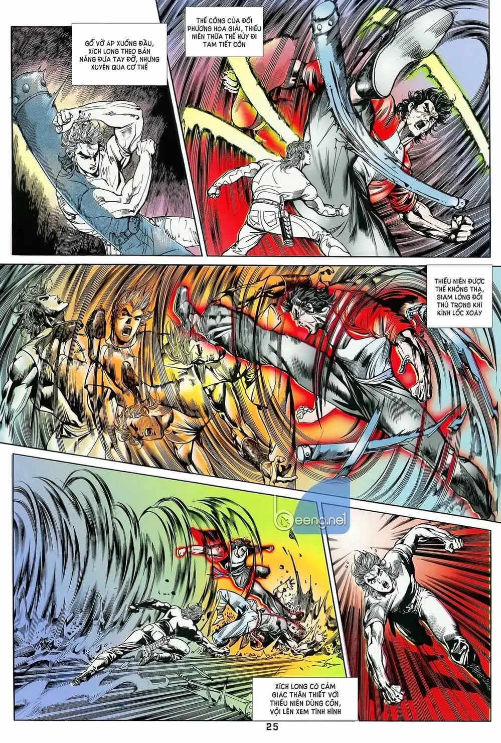 Truyện Tranh Long Hổ 5 Thế trang 8