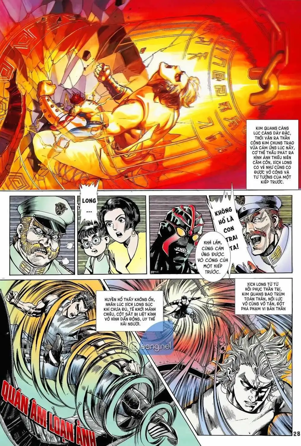 Truyện Tranh Long Hổ 5 Thế trang 8