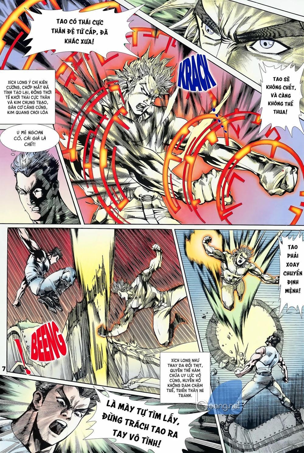 Truyện Tranh Long Hổ 5 Thế trang 8