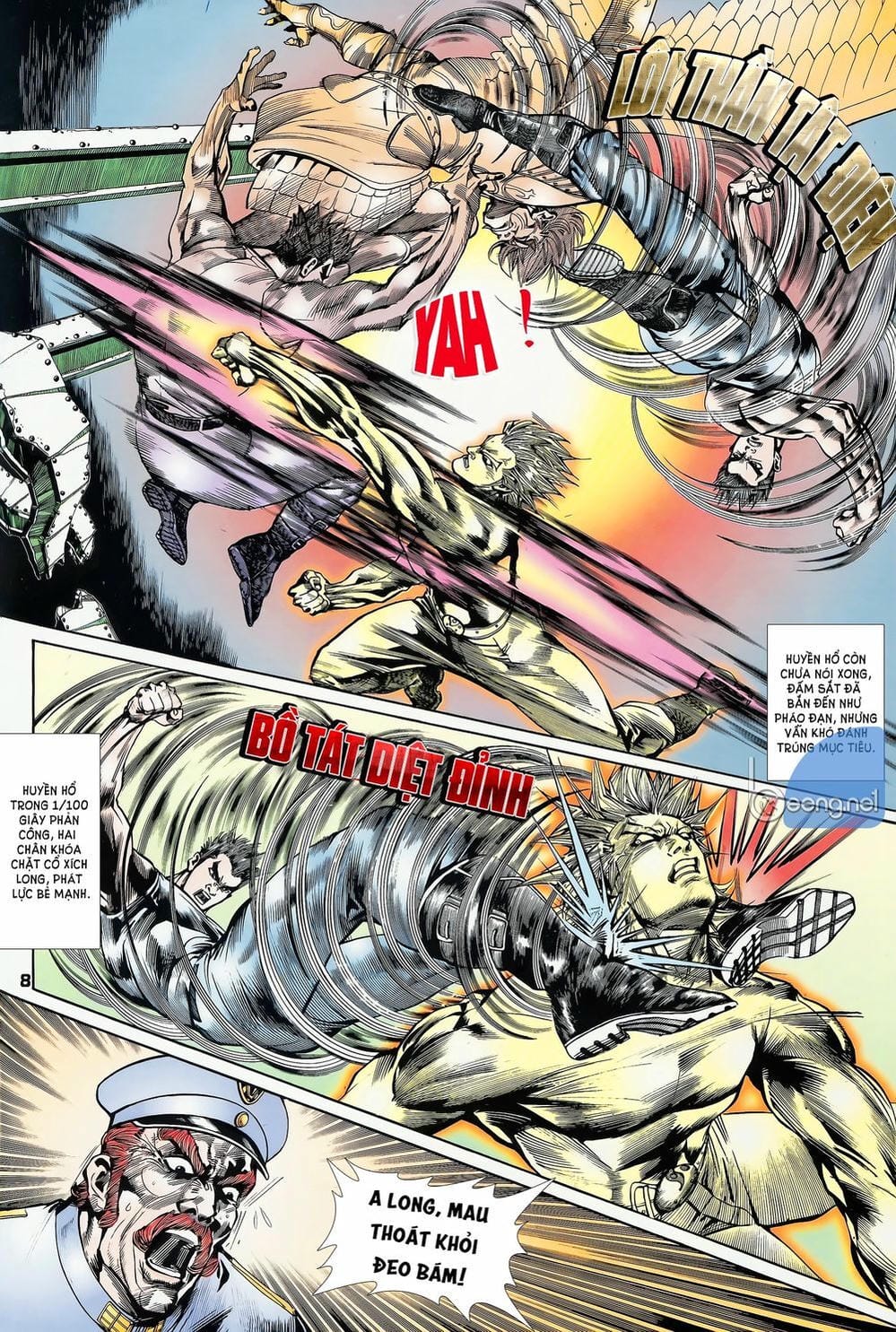 Truyện Tranh Long Hổ 5 Thế trang 8