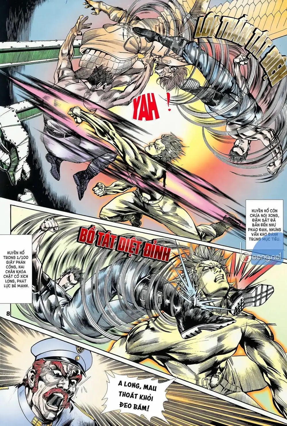 Truyện Tranh Long Hổ 5 Thế trang 8