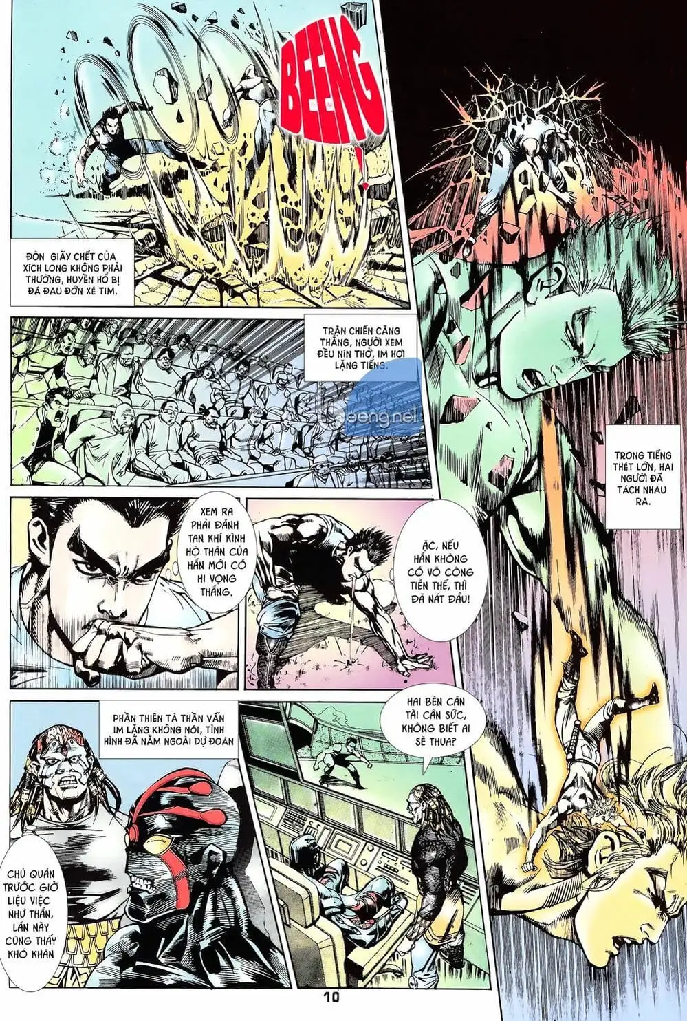 Truyện Tranh Long Hổ 5 Thế trang 8