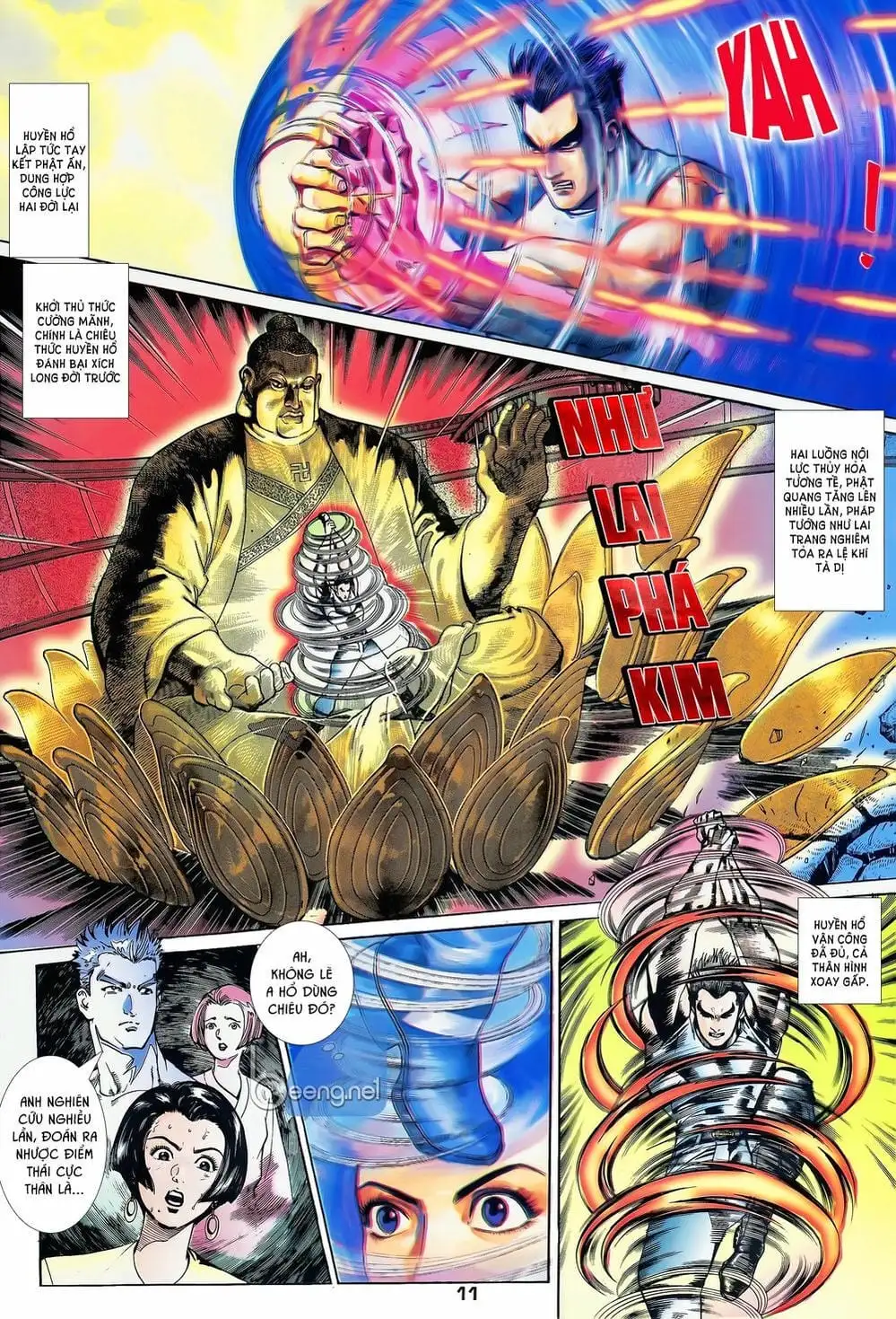 Truyện Tranh Long Hổ 5 Thế trang 8