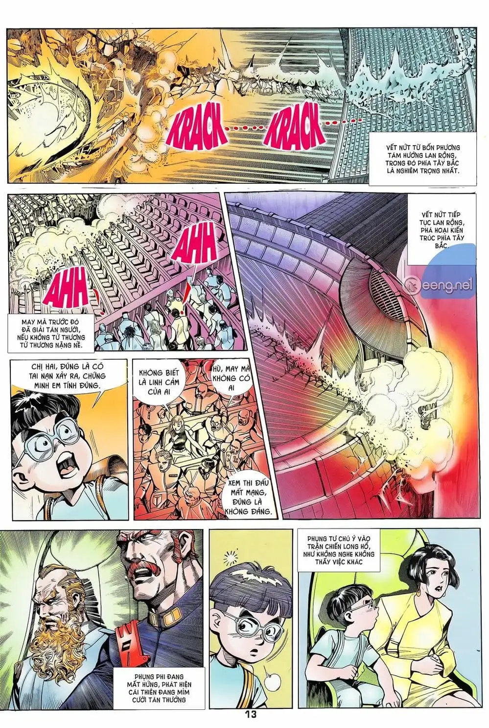 Truyện Tranh Long Hổ 5 Thế trang 8