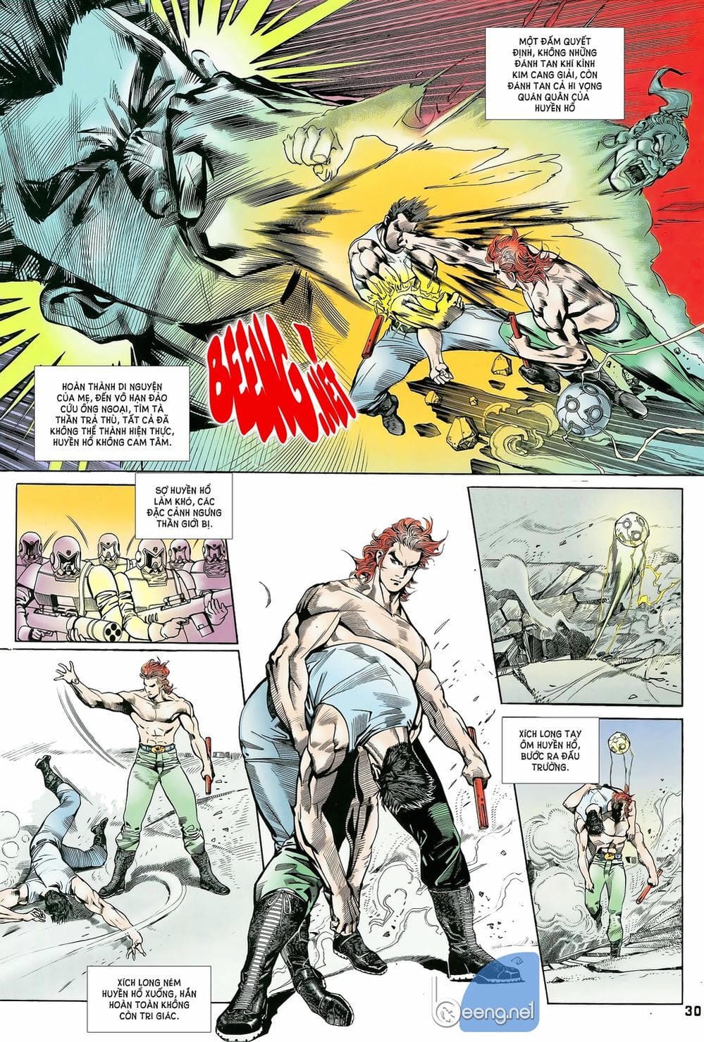 Truyện Tranh Long Hổ 5 Thế trang 8