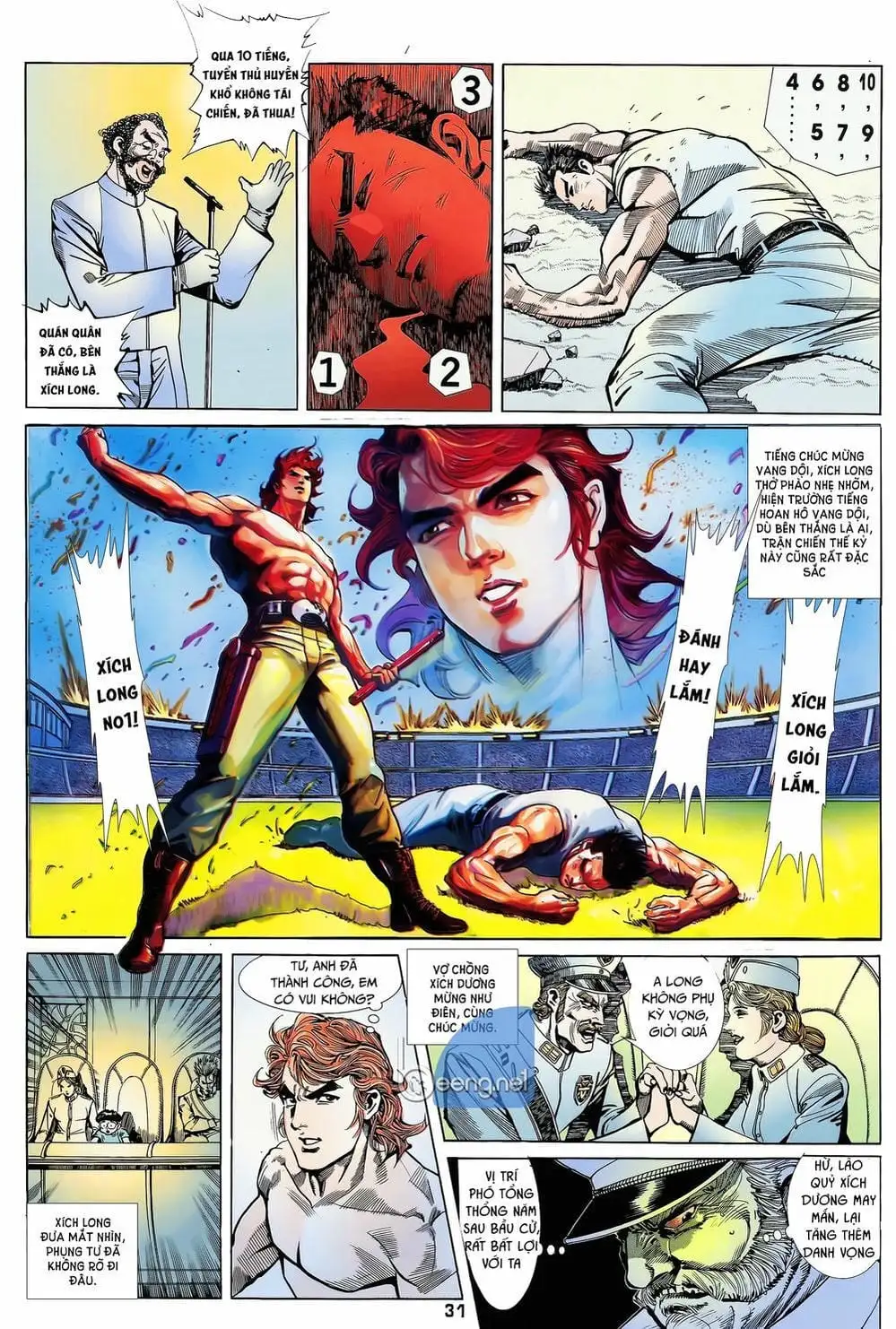 Truyện Tranh Long Hổ 5 Thế trang 8