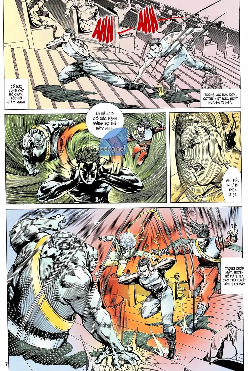 Truyện Tranh Long Hổ 5 Thế trang 8